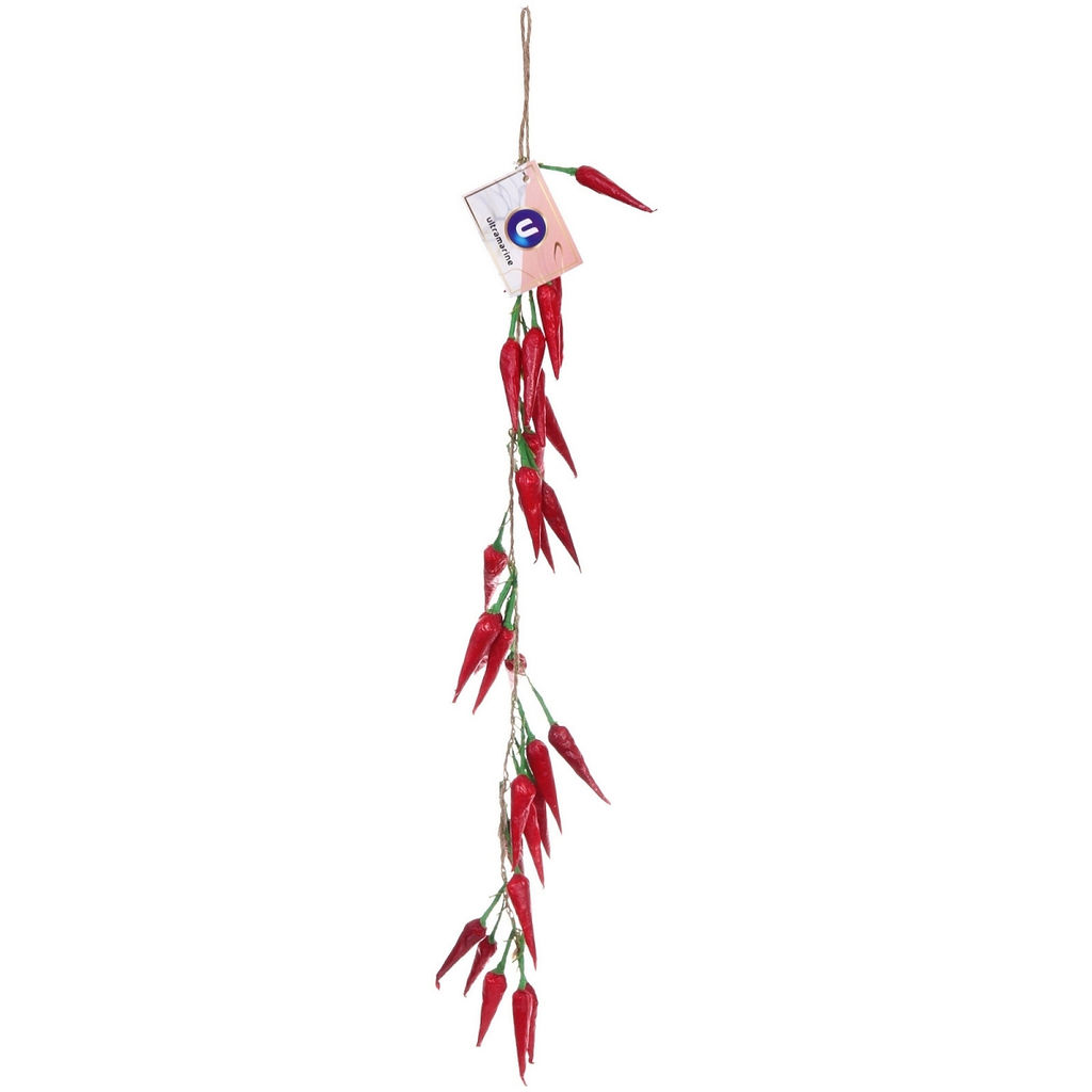 Цена за 5 шт. Муляж "Перчик Чили" связка 45см