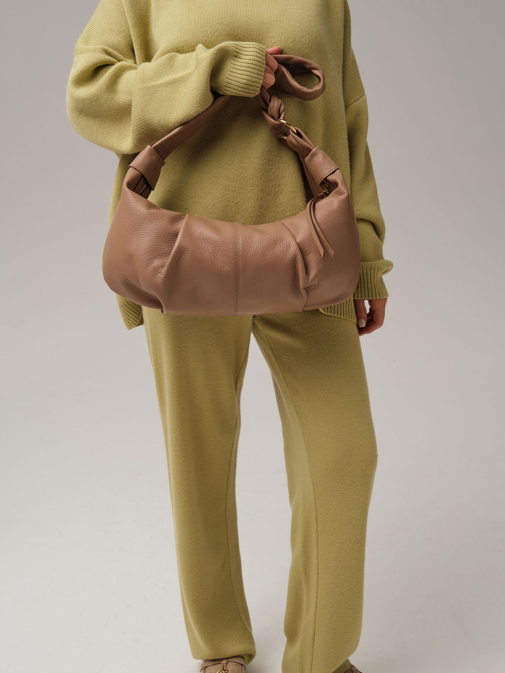 Кожаная сумка Azaro 30846 гоби