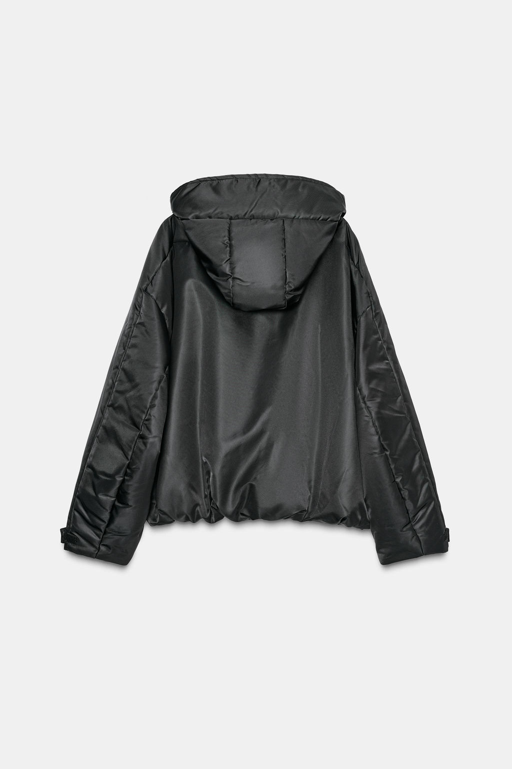 WATER-REPELLENT WINDPROOF PUFFER JACKET WITH HOODIE - Zara фото 6
