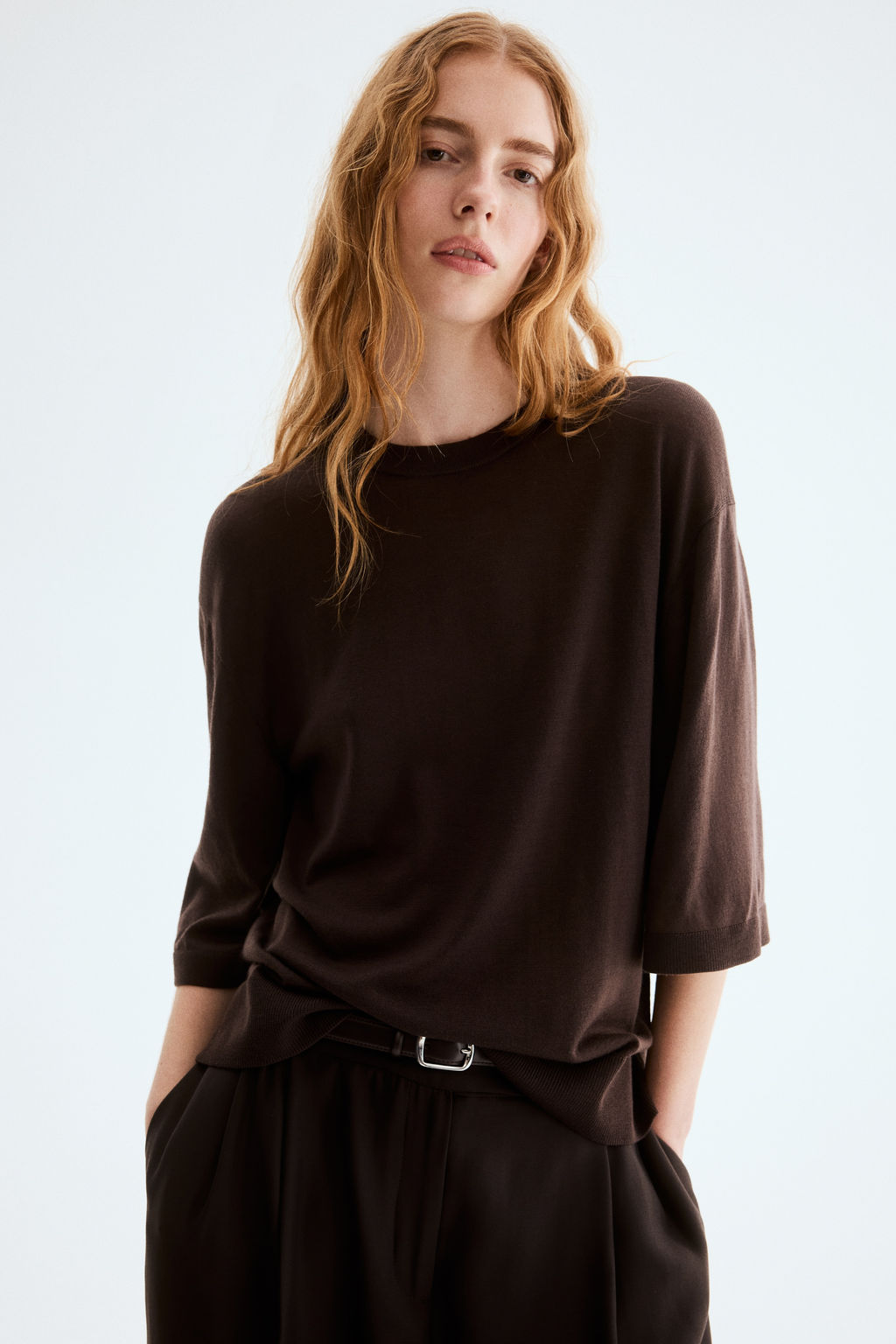 Camiseta de lana merino - H&m фото 4