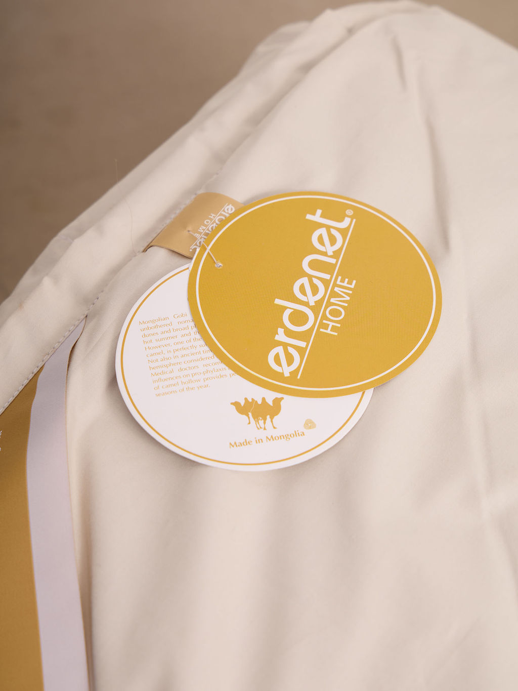 Стеганое одеяло из пуха верблюда CO50 серое 200*220