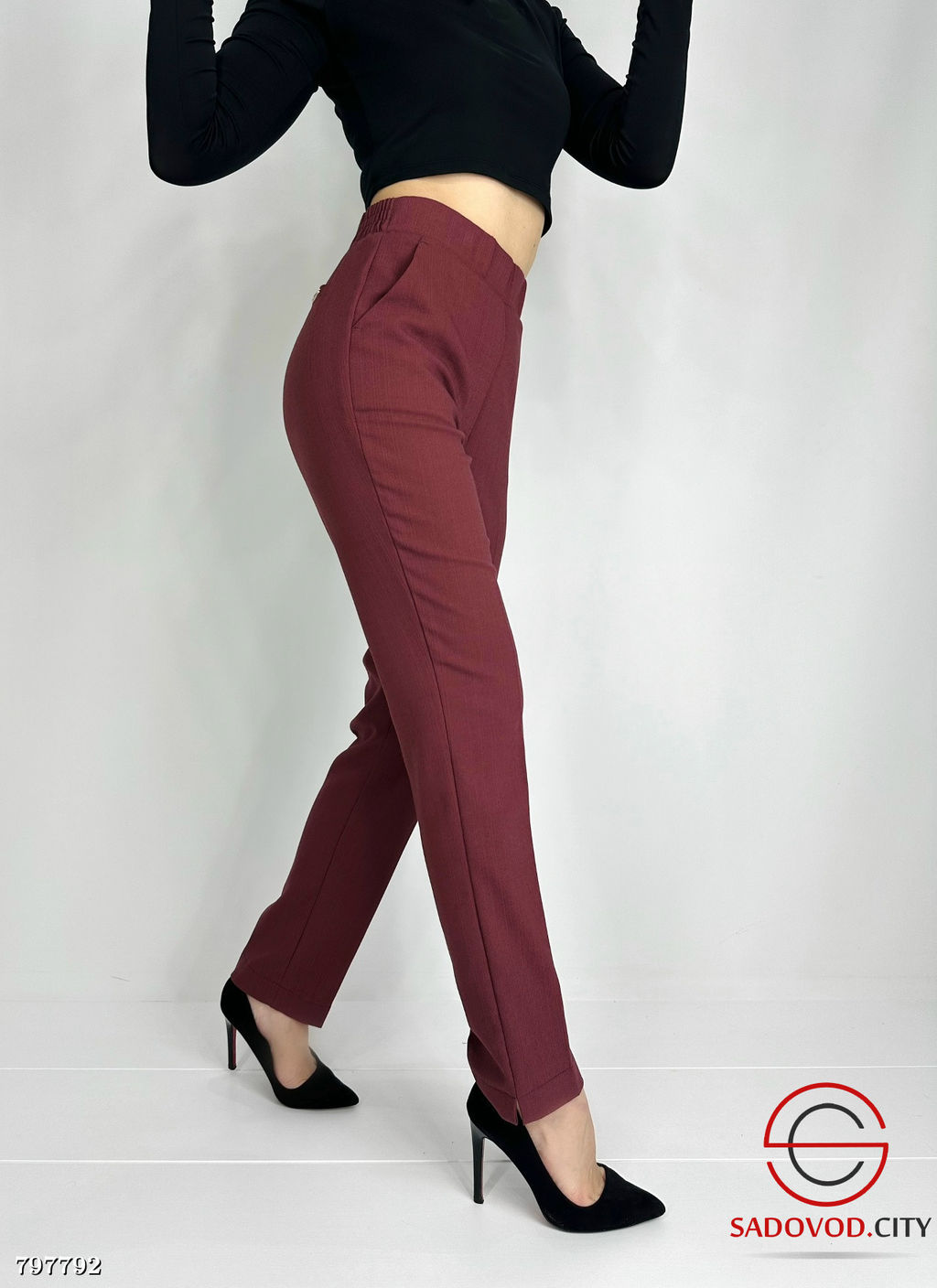 штаны женские из трикотажа