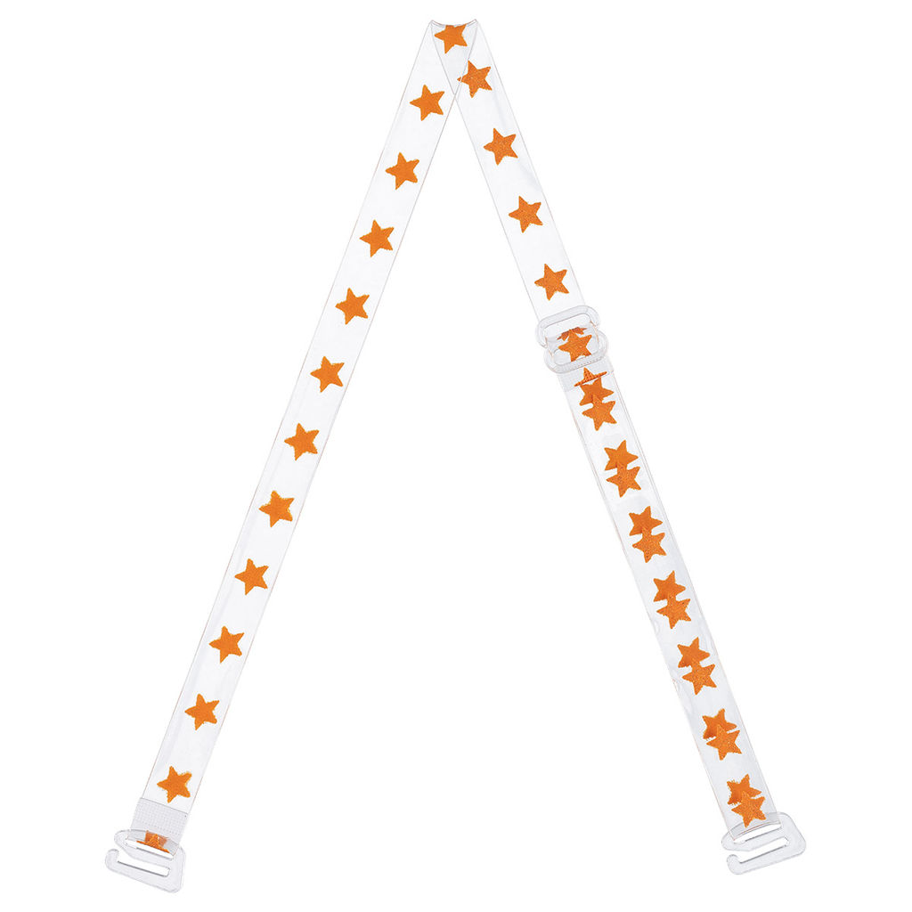 Бретели (пара) Gamma BR-1019 в пакете 10 мм 10 пар СК/Распродажа оранжевый