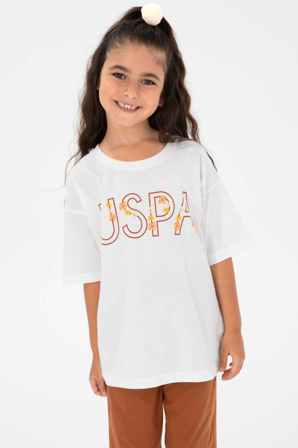 K_z _ocuk Bej Pijama Tak_m_ Sepette S_rpriz _ndirim - U.s. polo assn фото 8