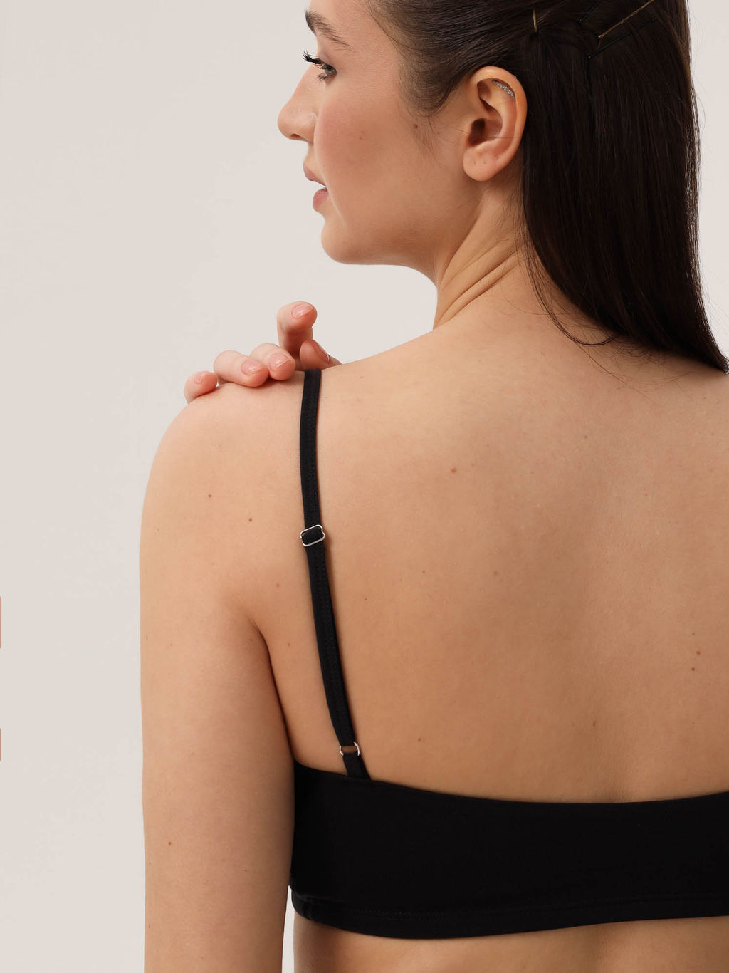 MY Топ двойной на тонких бретелях жен. хлопок DT203