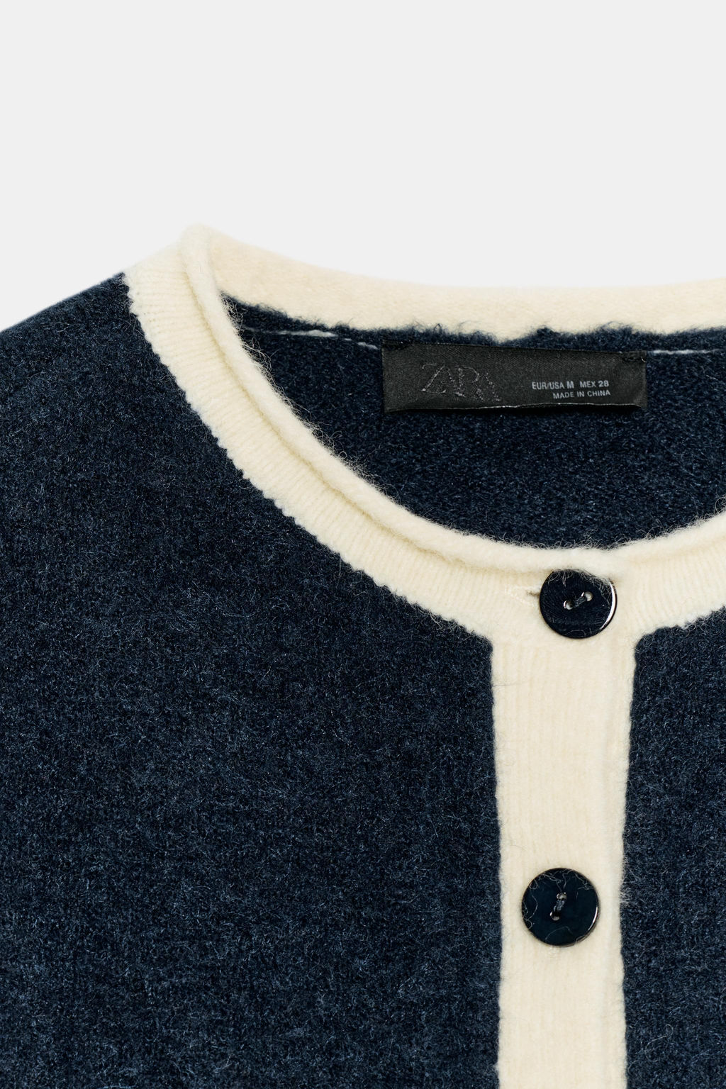 COLOUR BLOCK KNIT CARDIGAN - Zara фото 8