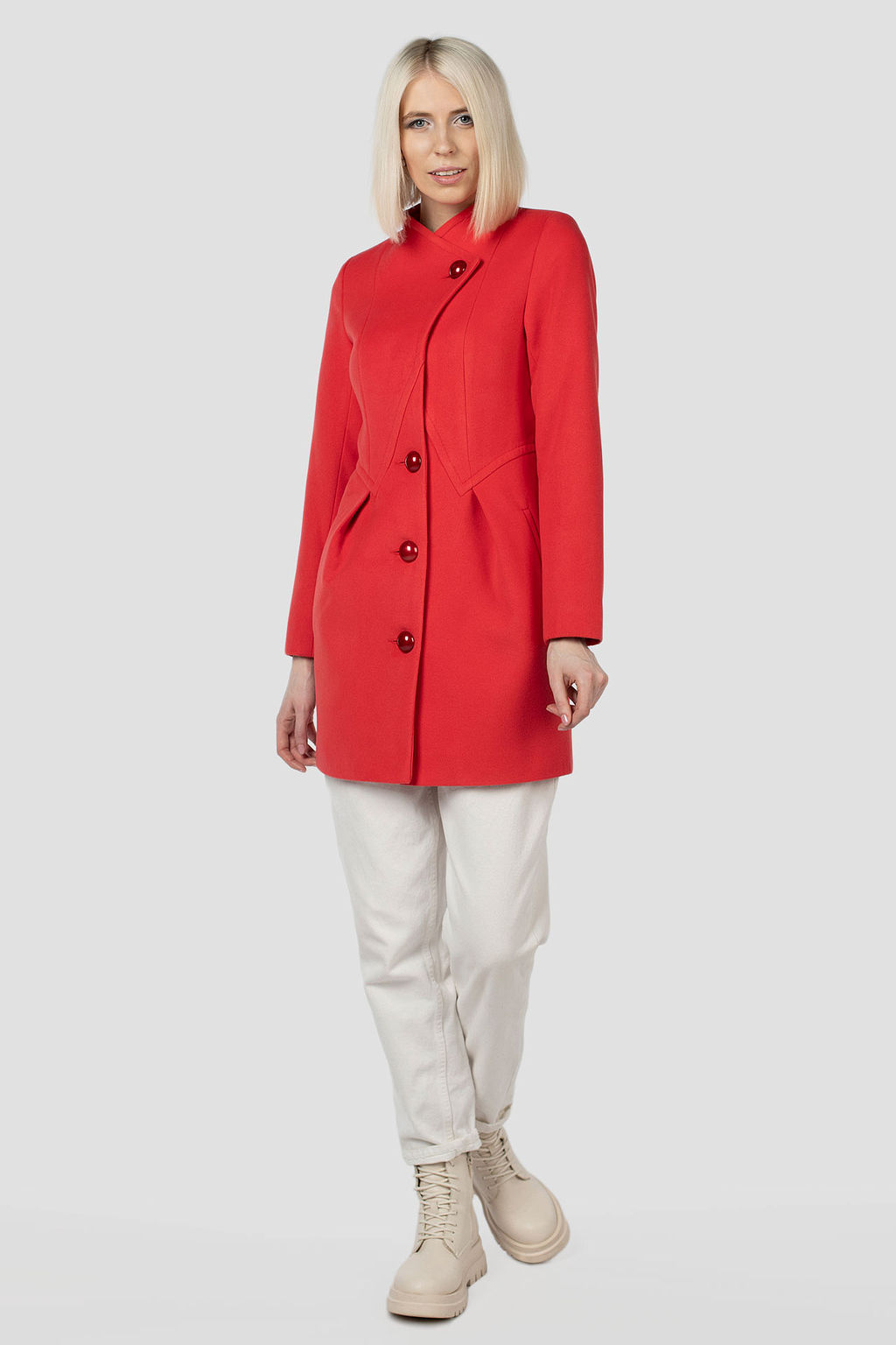 01-05639 Пальто женское демисезонное - El podio фото 6