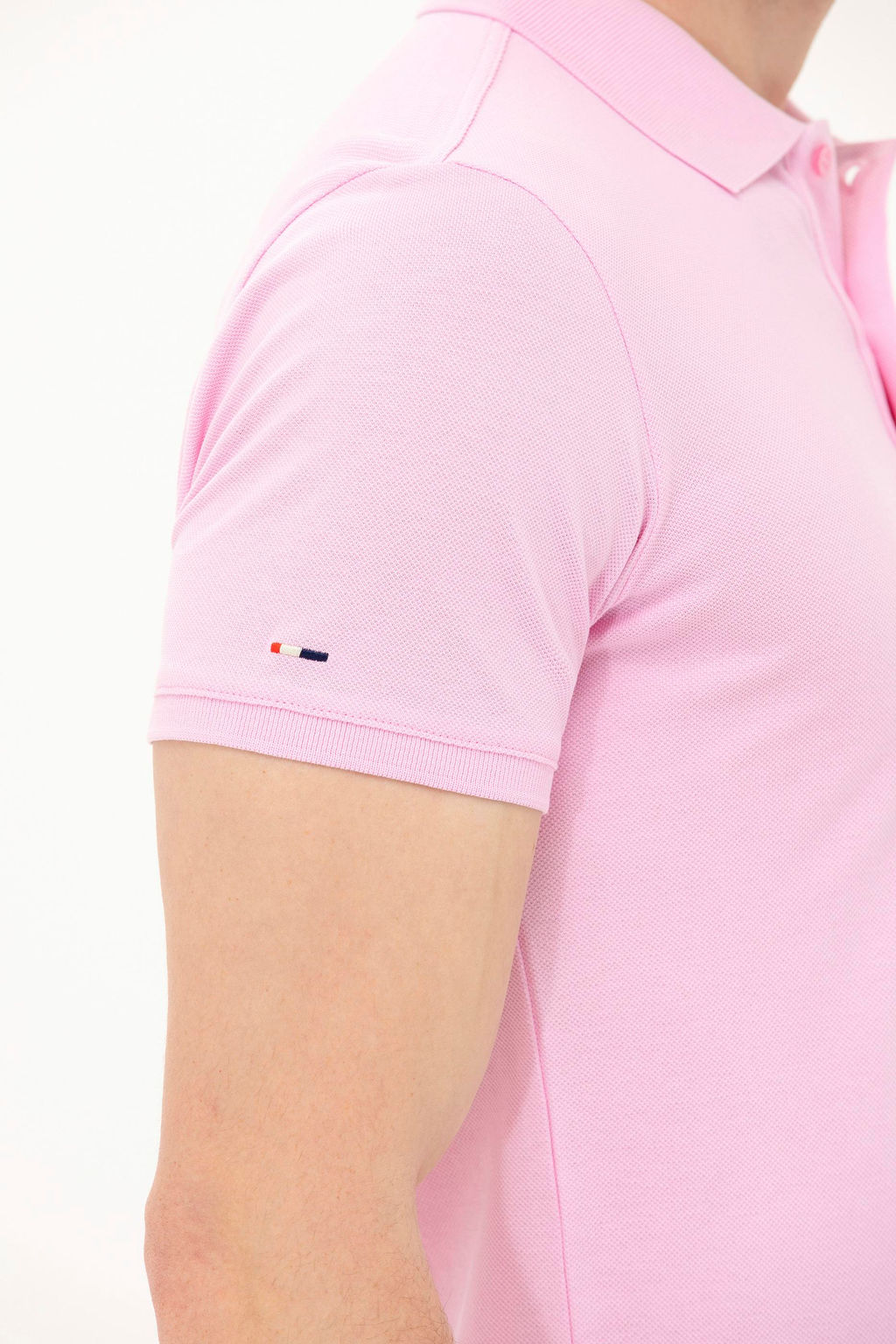 Мужская светло-розовая базовая футболка - U.s. polo assn фото 21