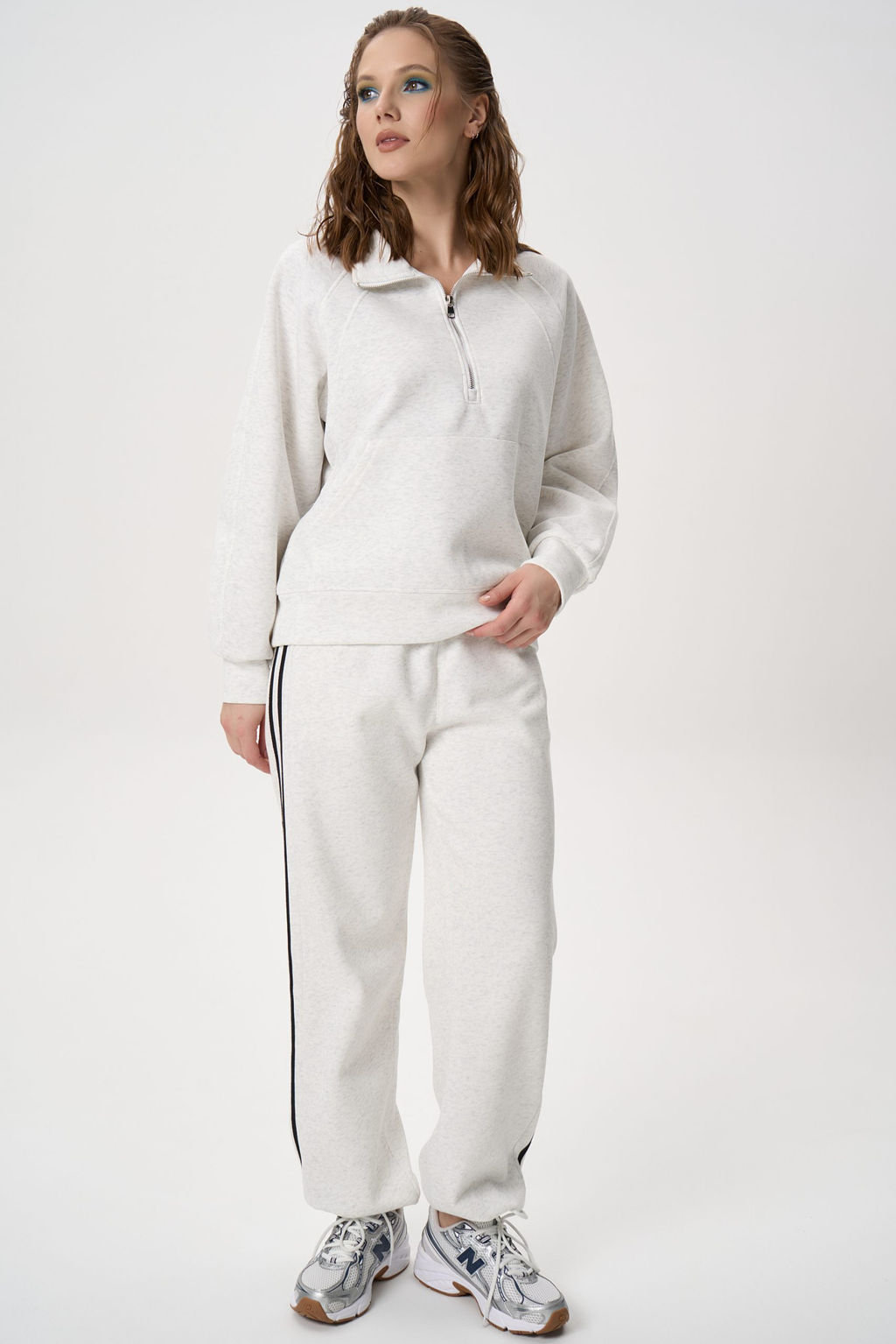 Свитшот Деми (светло-серый) - Эльза фото 7