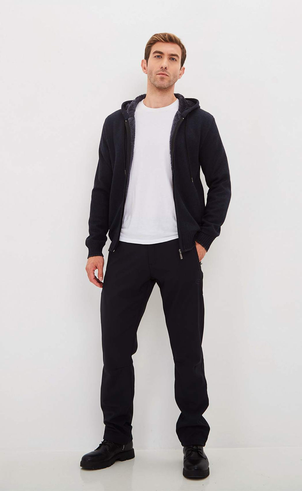 Брюки утепл F221-08-23000 black - Fine joyce фото 3