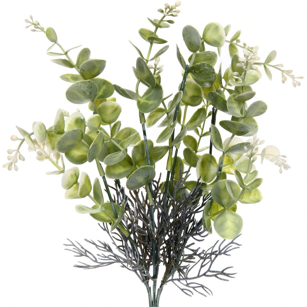Цена за 4 шт. Искусственные цветы "Волшебство трав" 35см Эвкалипт светло-зеленый