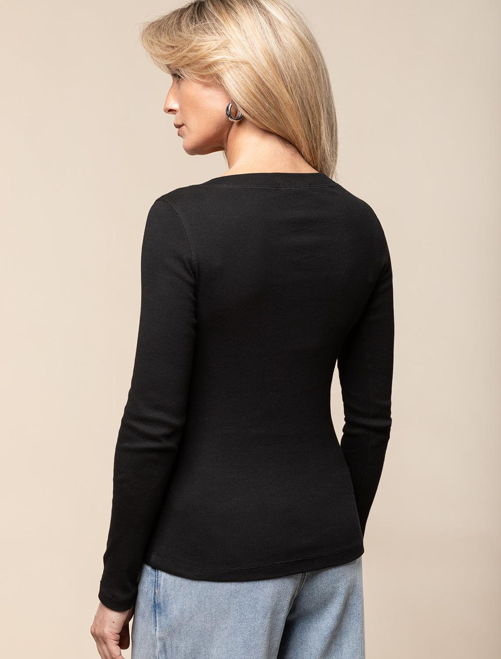 VILATTE / Джемпер из фактурного трикотажа в рубчик  фото 5