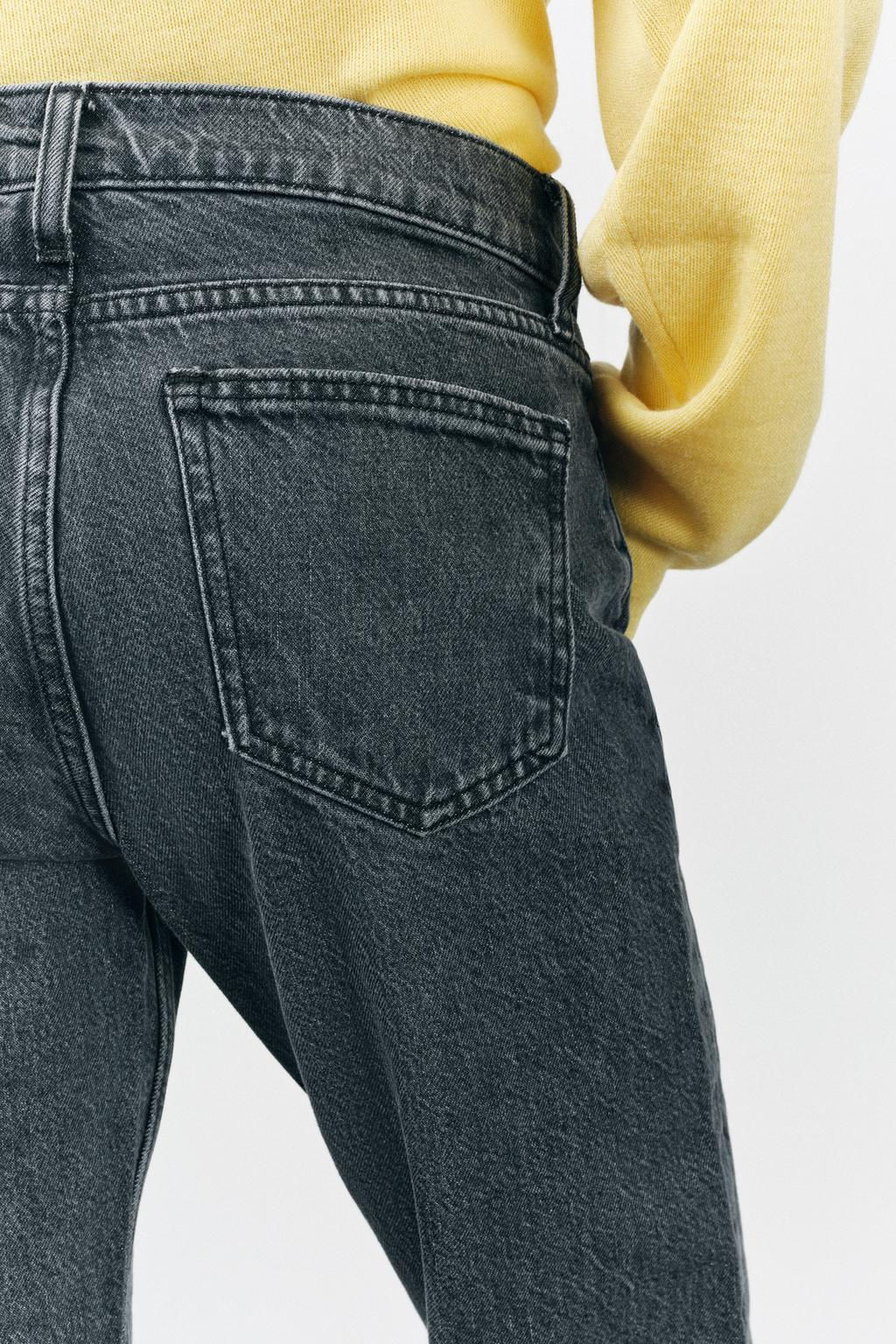 ZW COLLECTION STRAIGHT LOW-RISE JEANS - Zara фото 8