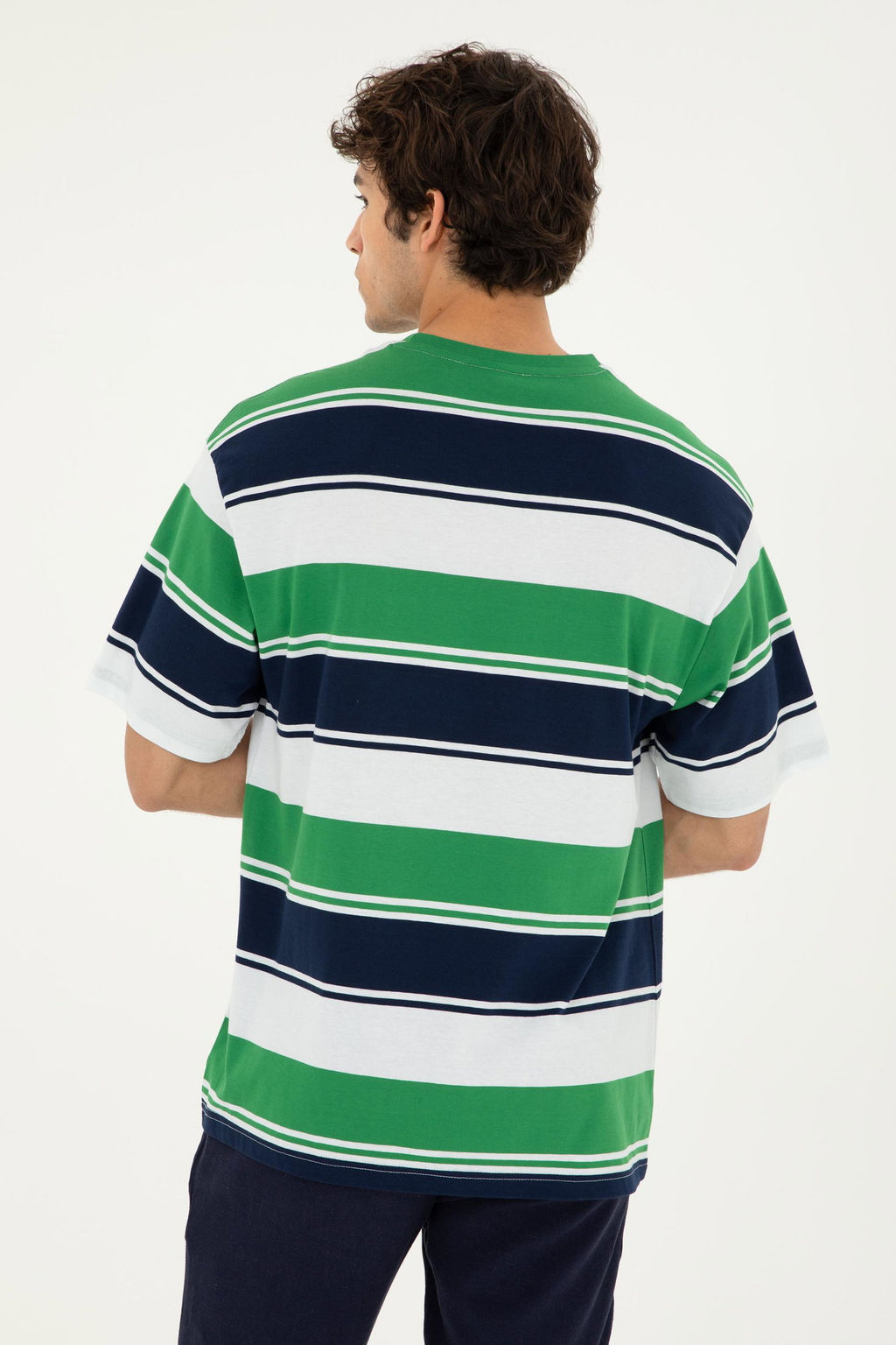 Мужская зеленая футболка - U.s. polo assn фото 5