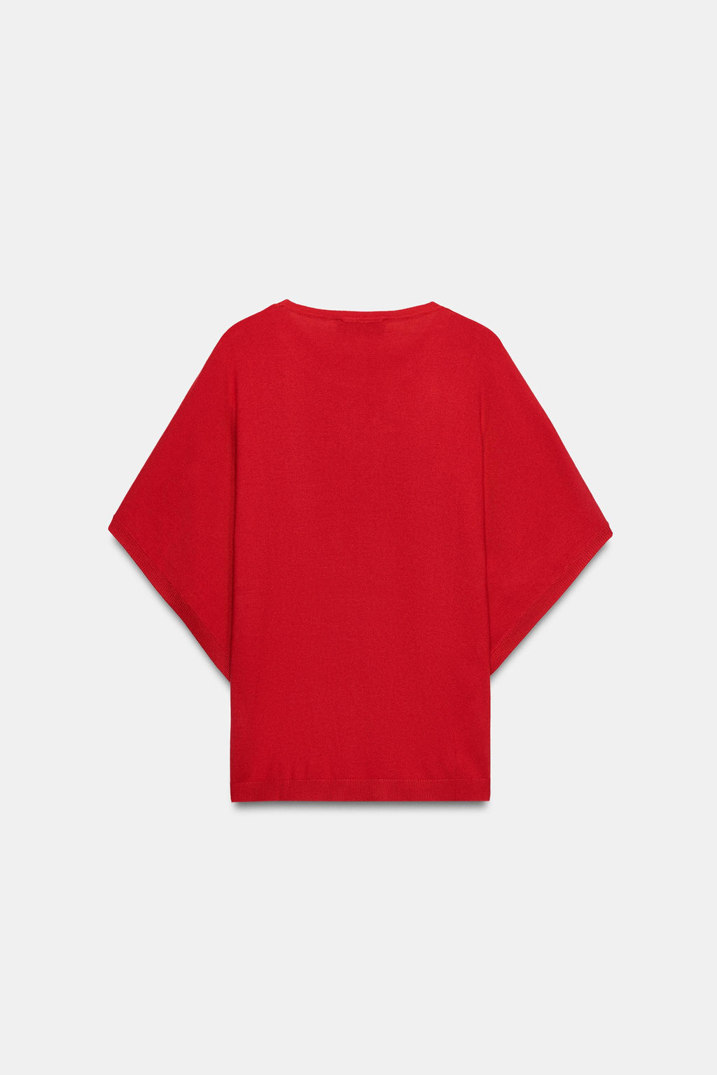 TOP PUNTO MANGA ANCHA / Rojo