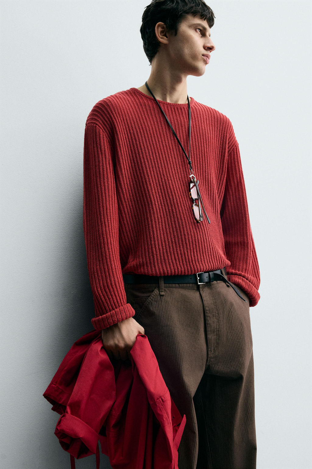 TEXTURED KNIT SWEATER - Zara фото 6