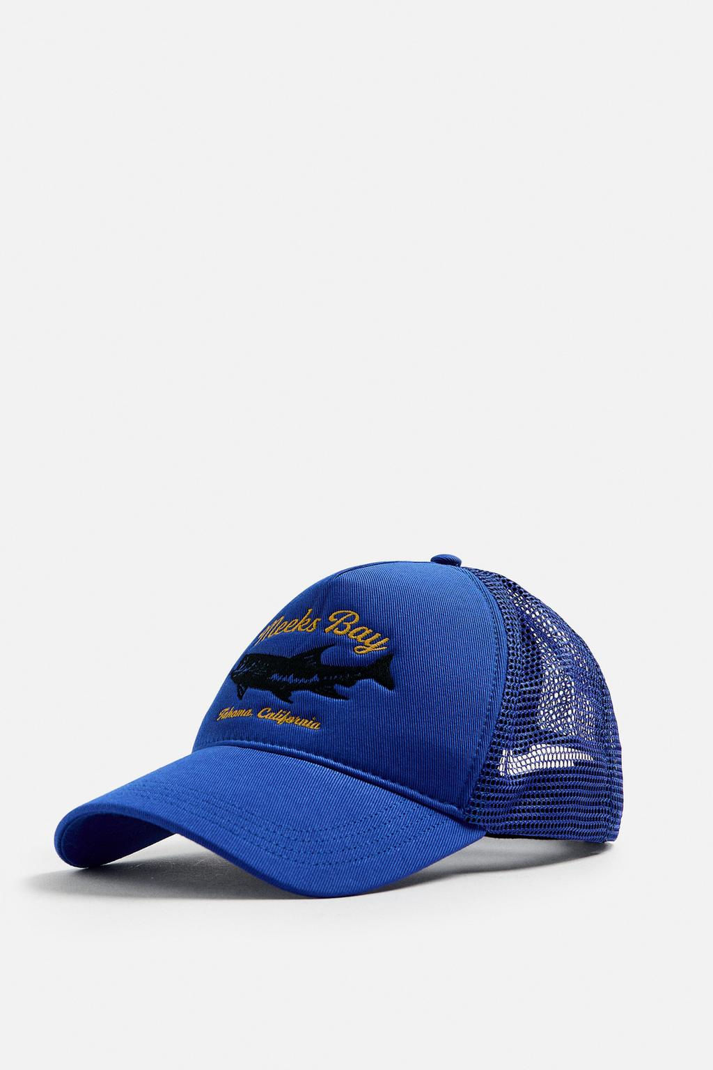CAP WITH CONTRAST EMBROIDERY - Zara фото 4
