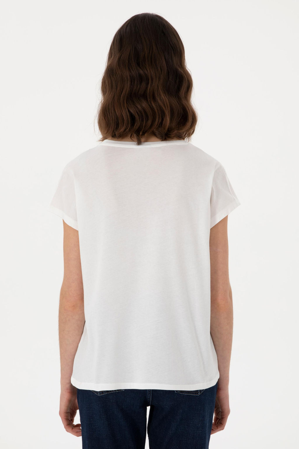 Kad_n Ekru Ti__rt Sepette S_rpriz _ndirim - U.s. polo assn фото 5