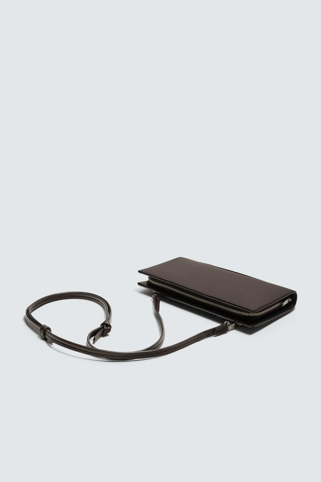 Портмоне Zara Cartera XL Textura коричневое