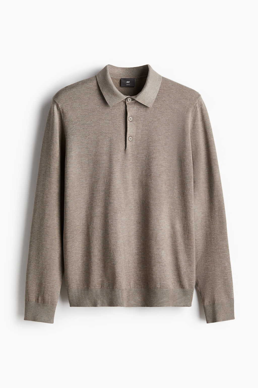 Polo de punto fino Slim Fit - H&m фото 5