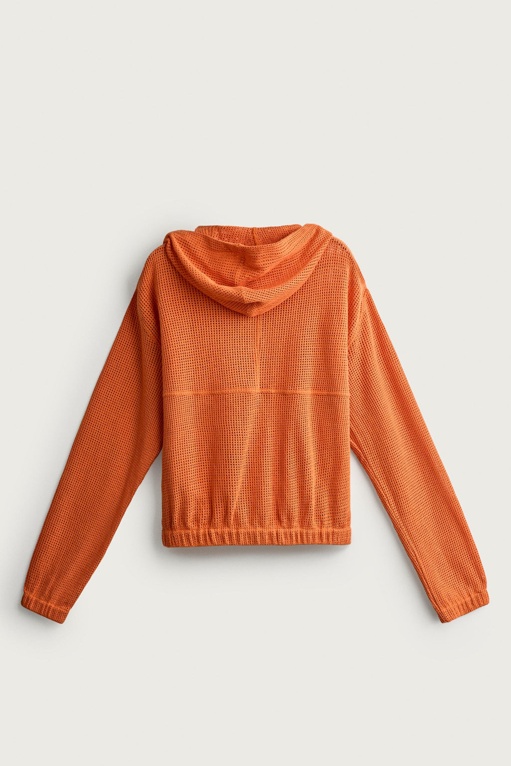 SOBRECAMISA RELAXED FIT ESTRUCTURA RED / Naranja - Zara фото 8