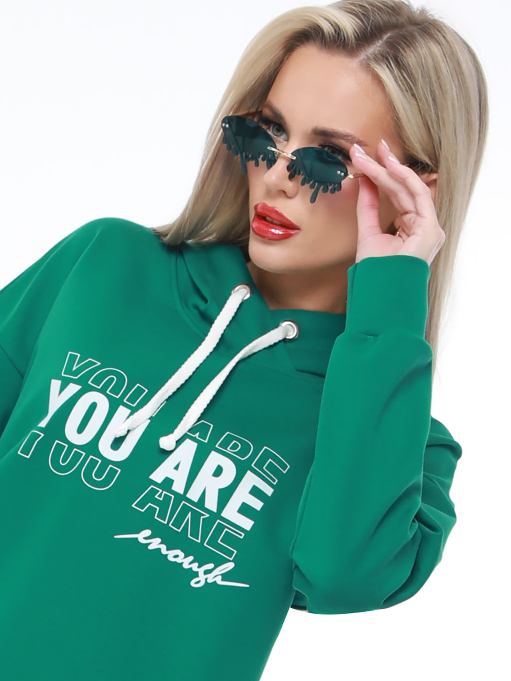 Свитшот Стильная вещичка, грин - Dstrend фото 15