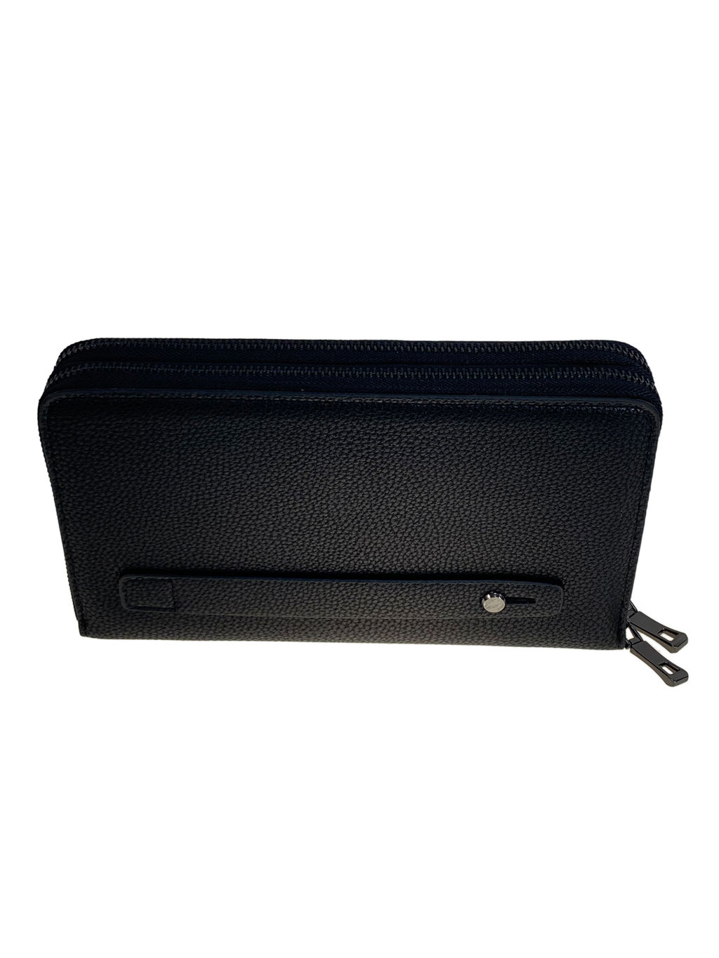 Клатч мужской из натуральной кожи, цвет черный - Greta фото 2