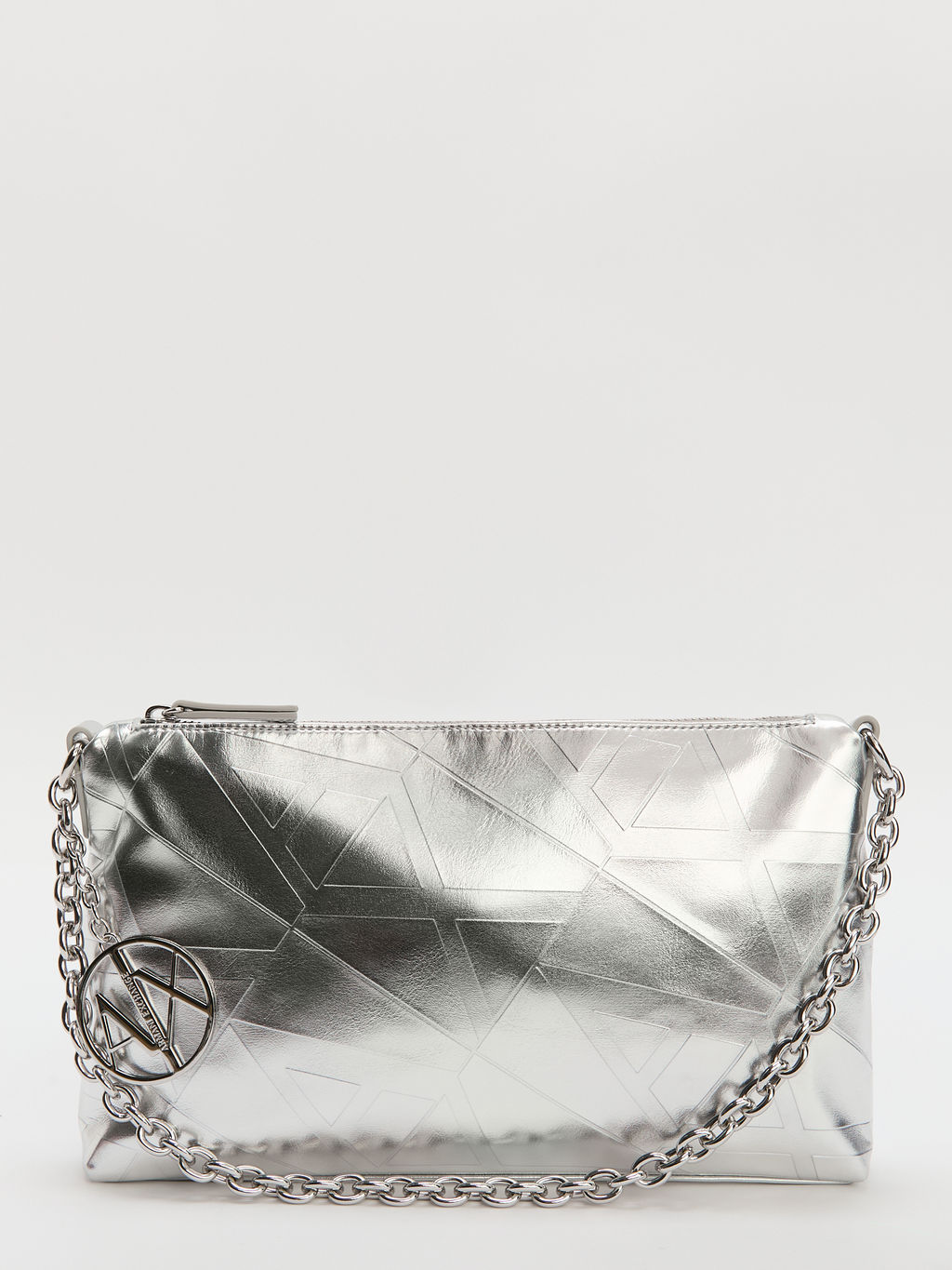 Женская сумка на плечо ARMANI EXCHANGE Артикул 4081361, серебряный