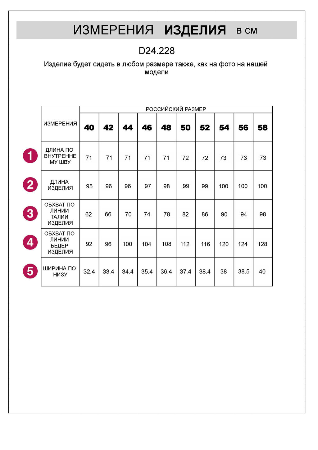D24.228 Брюки женские темно-синий