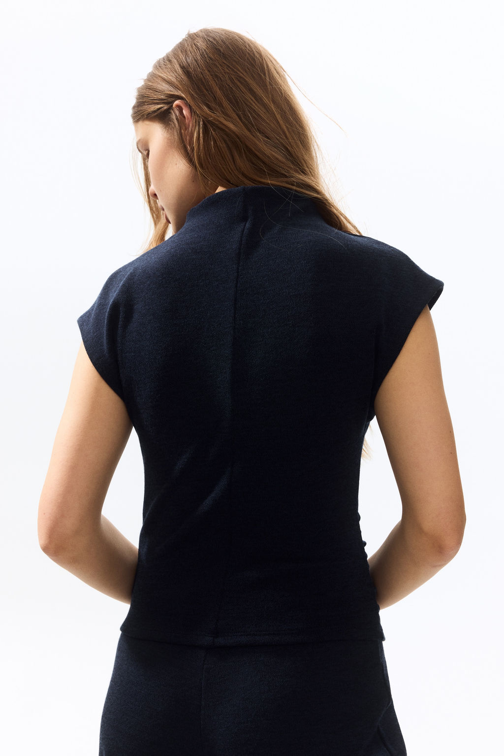 Top de punto con cuello perkins - H&m фото 8
