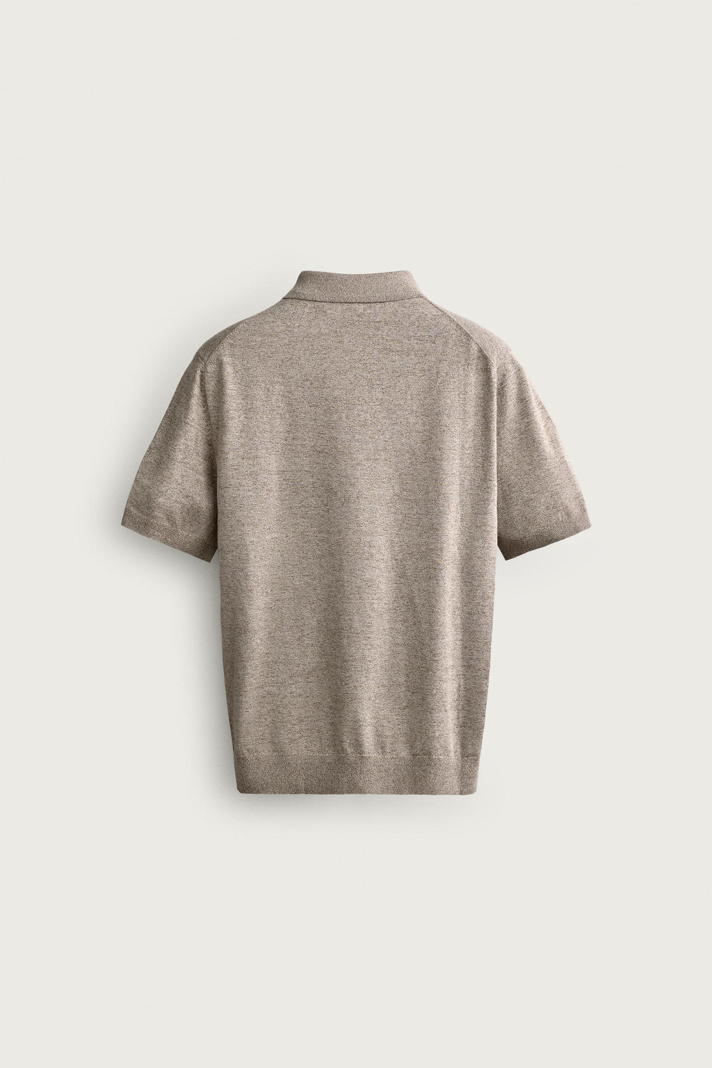 POLO PUNTO REGULAR FIT CREMALLERA / Crudo / Vigor?