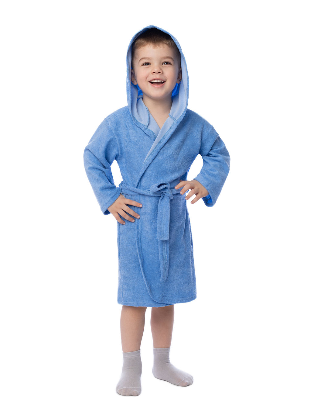 Халат детский голубой - Утенок фото 22