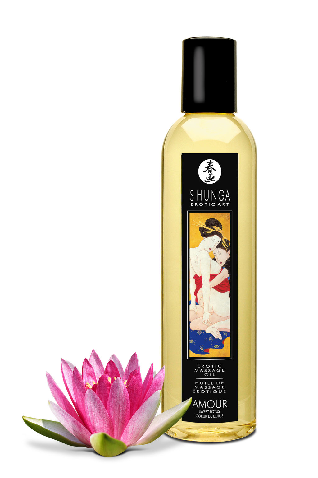 Масло для массажа Shunga Amour Sweet Lotus, возбуждающее, 240 мл
