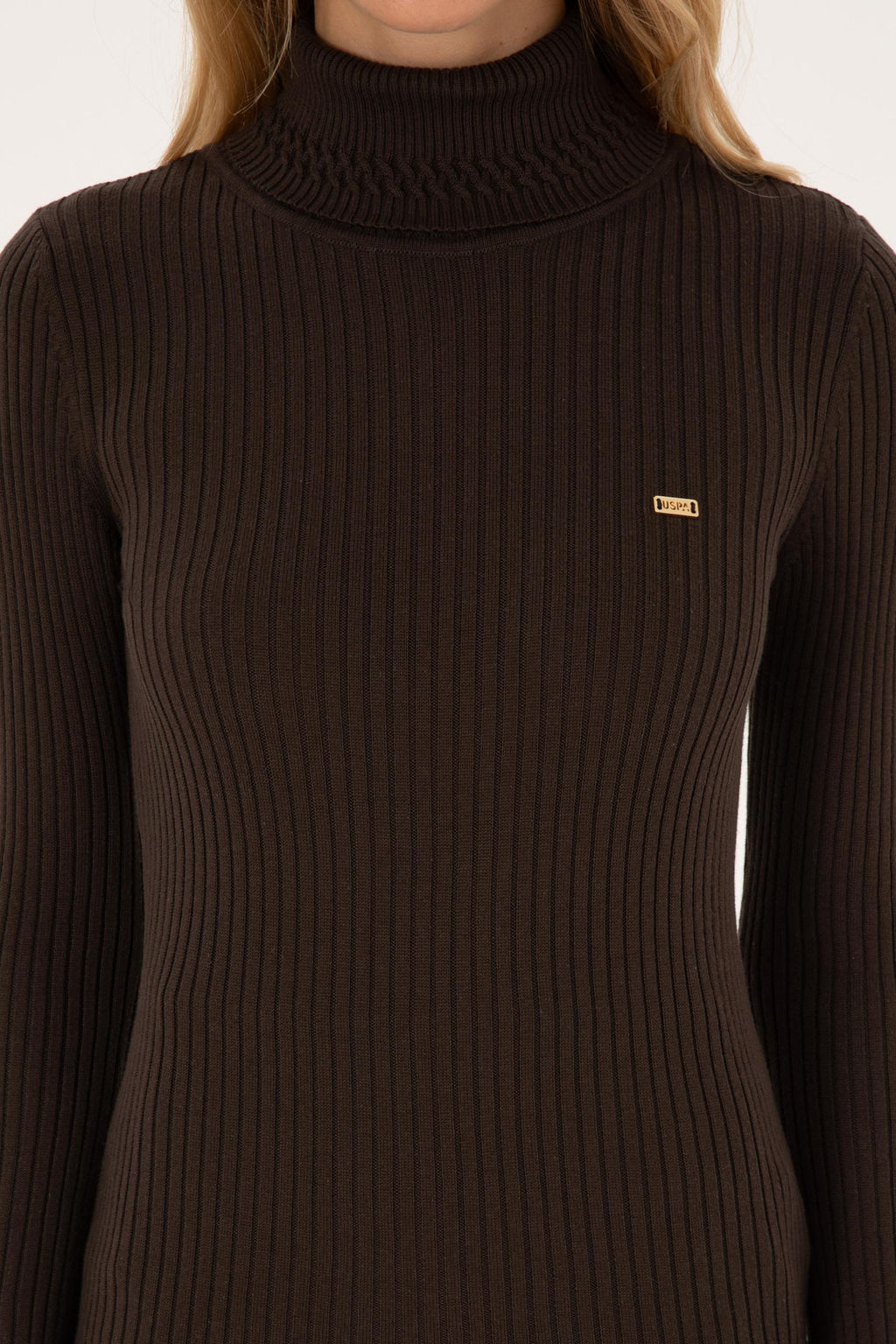 Kad_n Koyu Kahverengi Kazak - U.s. polo assn фото 6