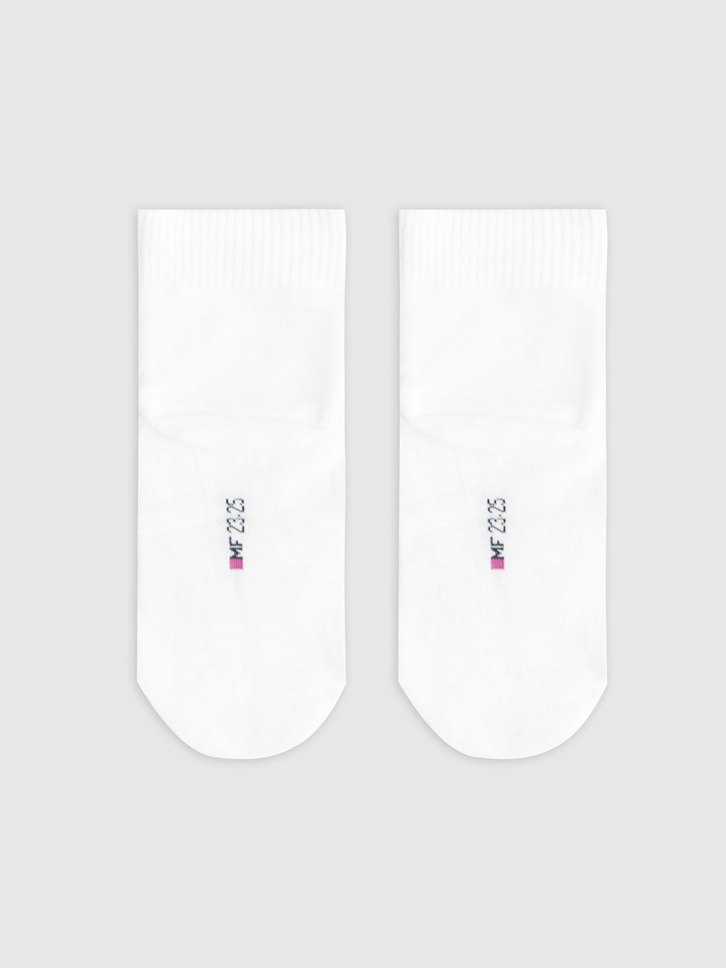 Цена за 5 пар! Носки унисекс белые с силиконовой пяткой белый 560UN-1911 - Mark formelle фото 3