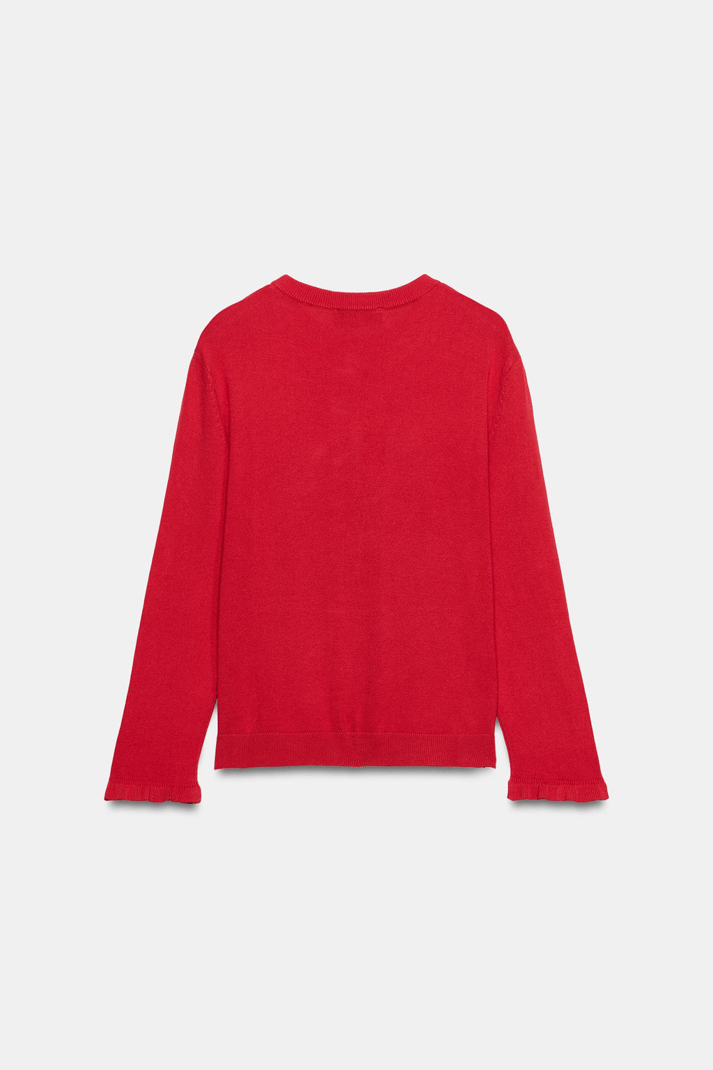 CHAQUETA PUNTO VOLANTES / Rojo - Zara фото 8