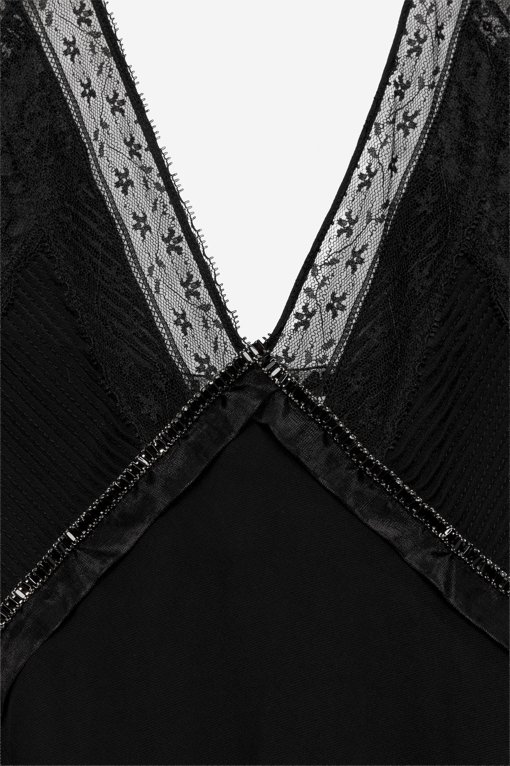 VESTIDO LENCERO - THE ITEM / Negro - Zara фото 9