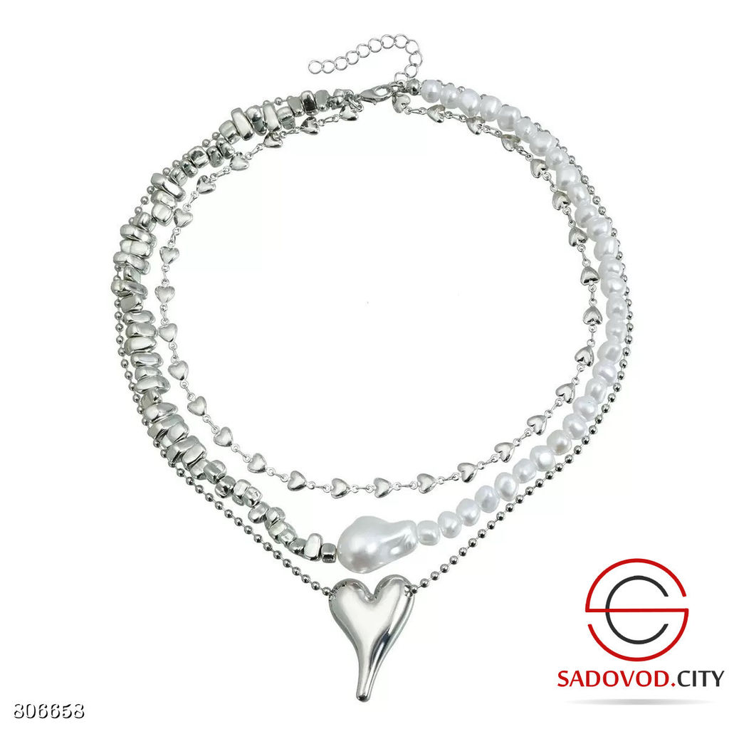 Чокер на шею женский тройной - Bruno фото 4