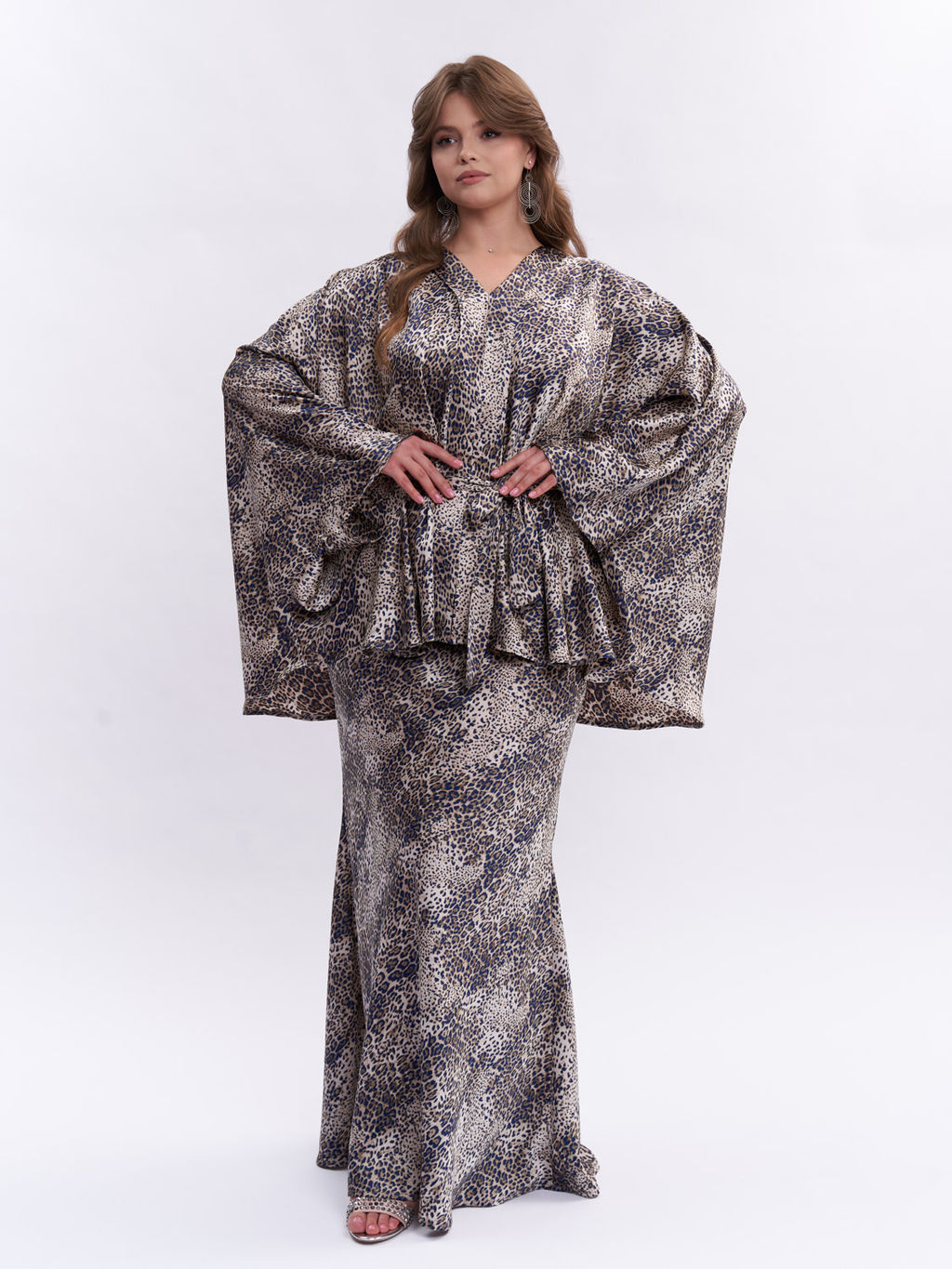 Шелковая леопардовая блузка TBL73537LEO16 - Артесса фото 8