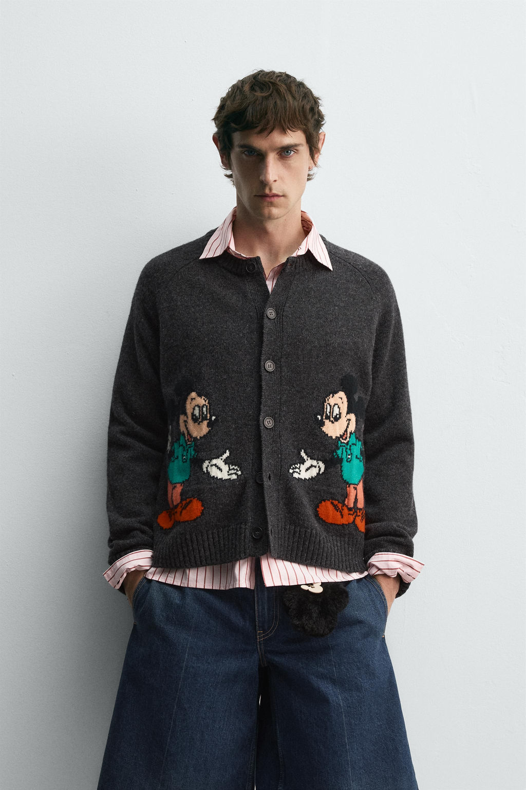 MICKEY MOUSE WOOL CARDIGAN HARRY LAMBERT FOR ZARA X DISNEY  фото 2