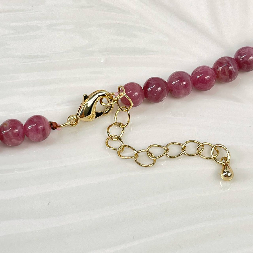 Бусы из розового Турмалина 42 см +