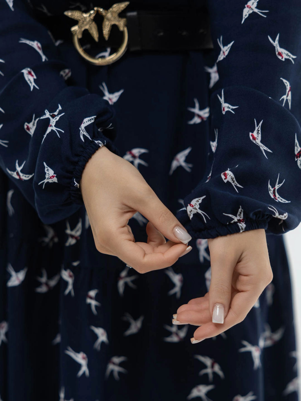 Платье женское, цвет темно-синий