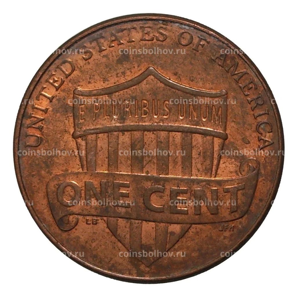 Монета 1 цент 2010 года