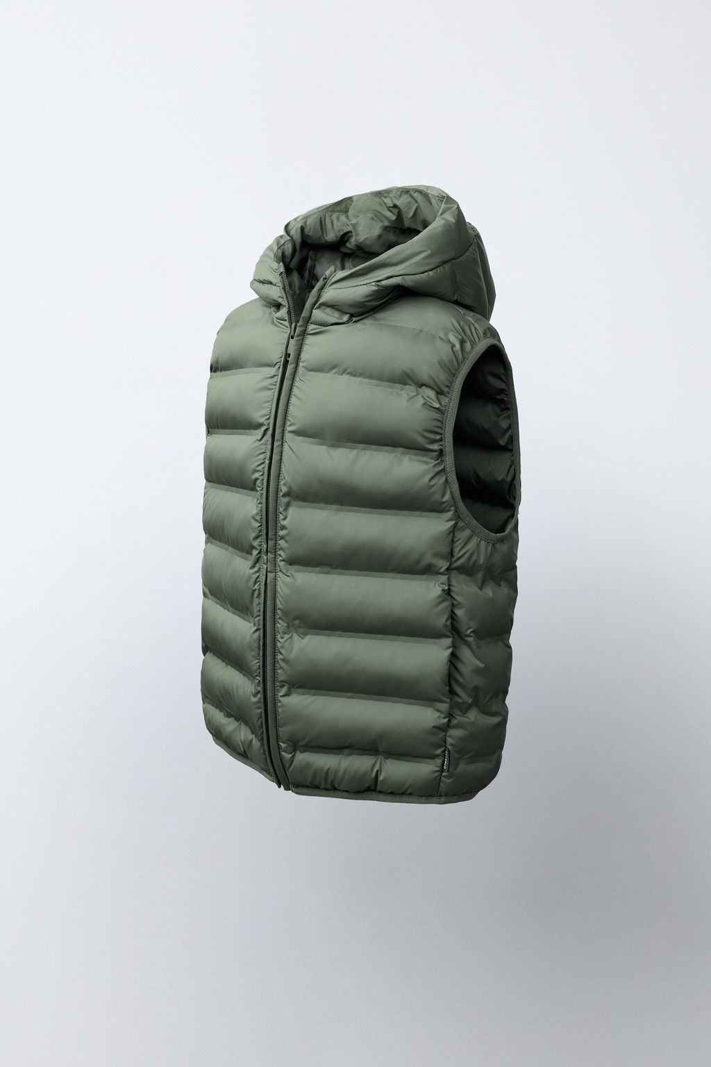 CHALECO ULTRALIGERO CAPUCHA WATER REPELLENT / Khaki - Zara фото 2