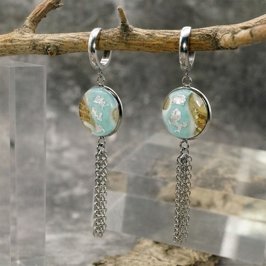 Серьги из муранского стекла GRACE LS3411