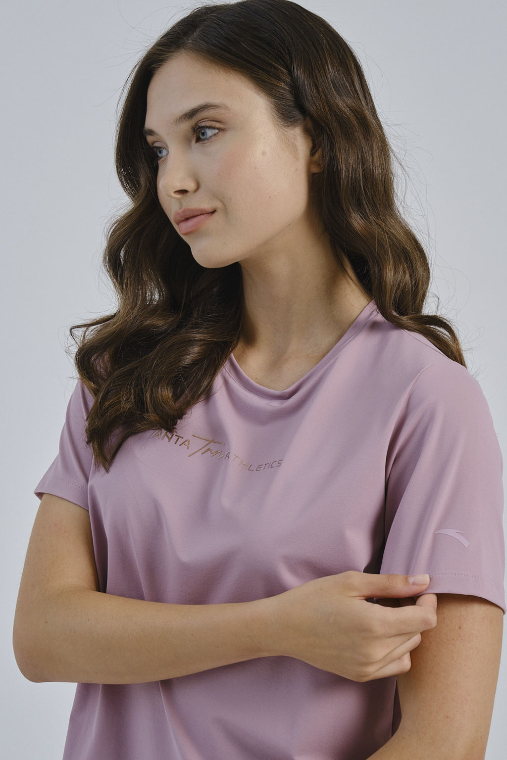 Футболка Розовый TRN SS Tee - Anta фото 3