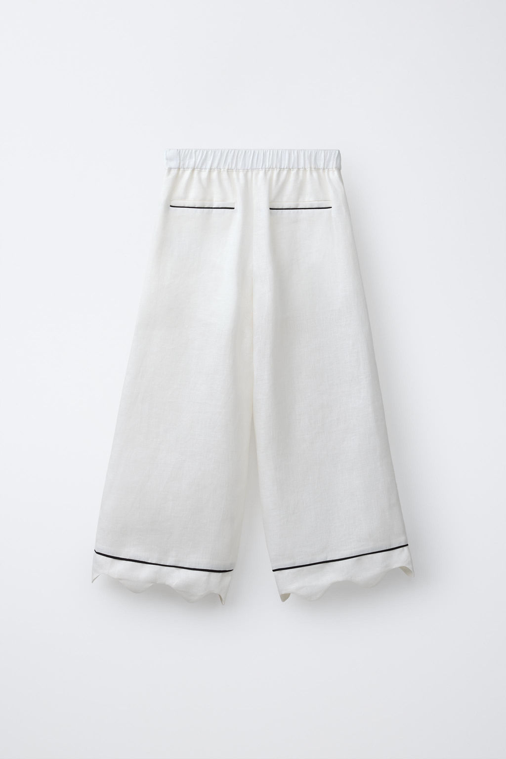 PANTAL?N WIDE LEG ONDAS / Crudo - Zara фото 2