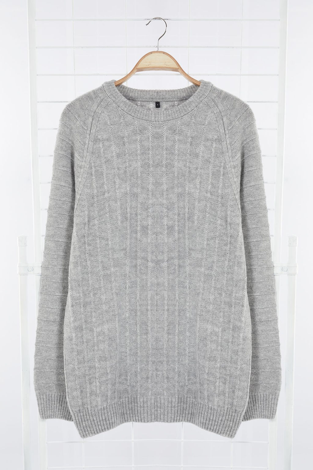 TRENDYOL MAN Ekru Regular Bisiklet Yaka Dokulu Kazak TMNAW25KZ00034 - Trendyolmilla фото 6
