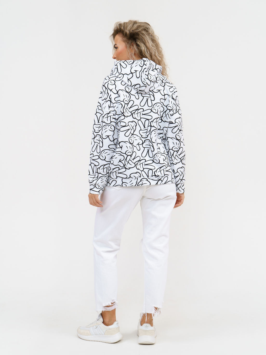 932 Худи "Белый/микки"