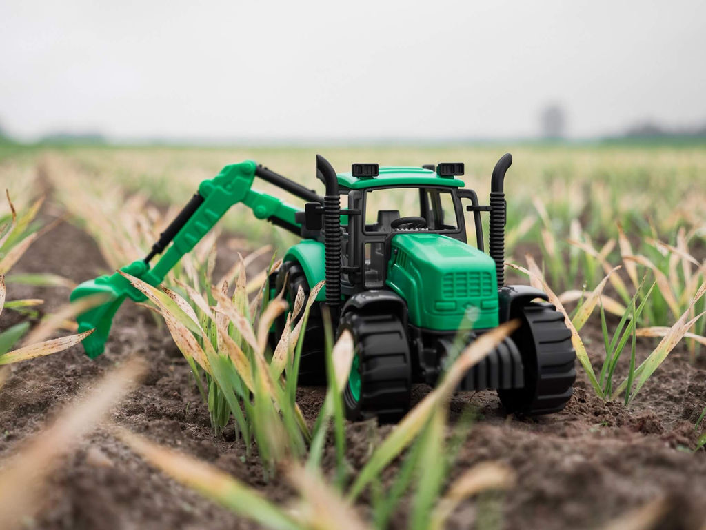 Экскаватор Прогресс инерционный (зелёный) (в лотке) - Полесье фото 12